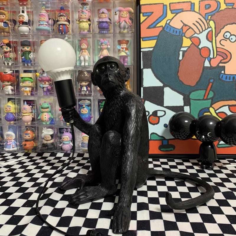 Sitting Monkey table lamp – Lotts Decor Store