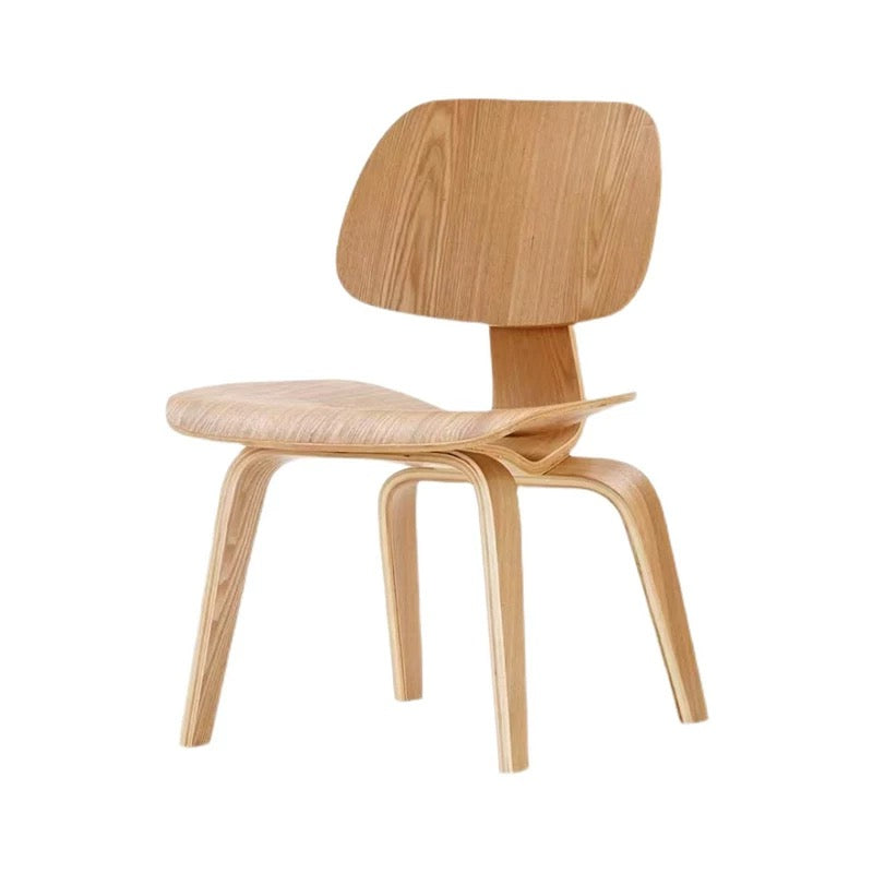 Wooden chair with a white background