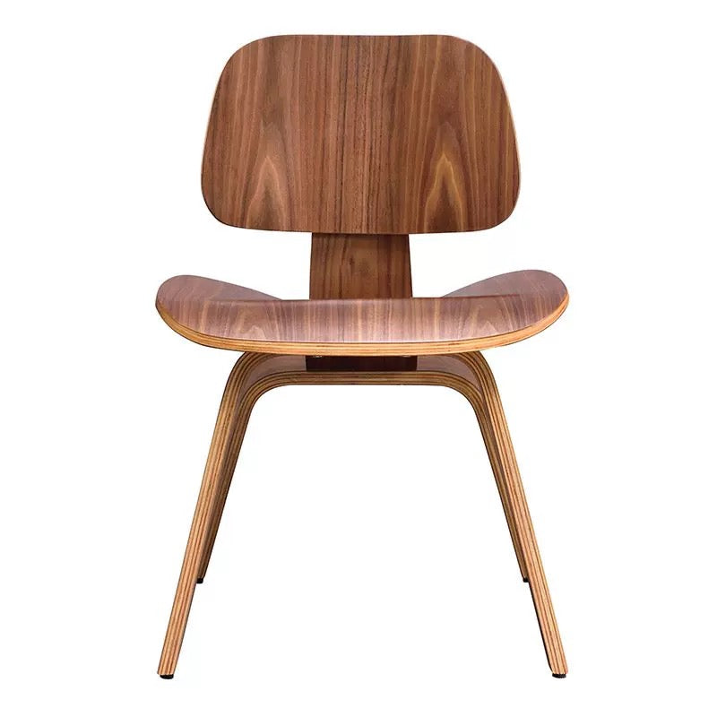 Wooden chair with a white background