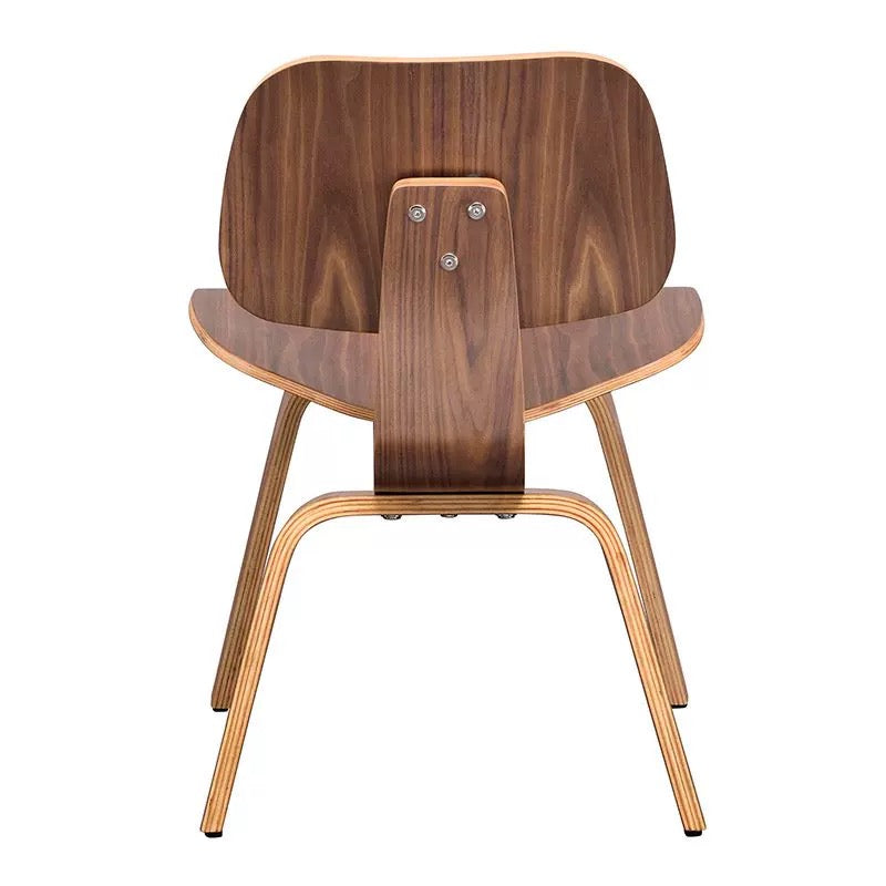 Wooden chair with a white background